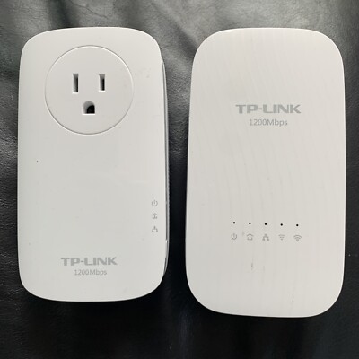 TP-LINK Powerline Kit AC1750 Wi-Fi Range Extender & AV1200 TL-WPA8730 TL-PA8010P
