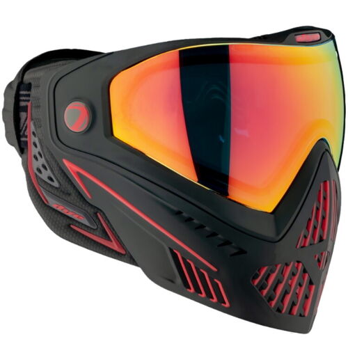 Dye I5 Paintball Thermal Mask FIRE (Red/Black)-