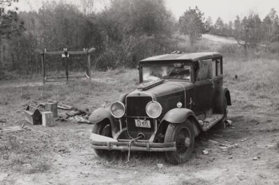Nahaufnahme des Autos aus Mississippi gebraucht zum Schlafen 4x6 Foto