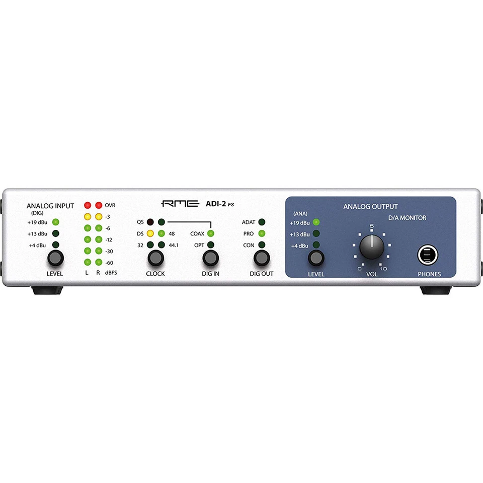 RME ADI-2 FS High-Precision 192 kHz 2-Channel AD/DA Converter - Image 4 of 4