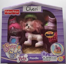 Caniche cheri FISHER PRICE SNAP N STYLE PETS - VINTAGE 2008 - NEUF