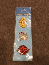 Iron On Patches Sea Theme Shark, Seahorse, Fish set of 3 