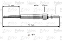Valeo 345125 GlüHkerze FüR Audi, Seat, Skoda, Vw