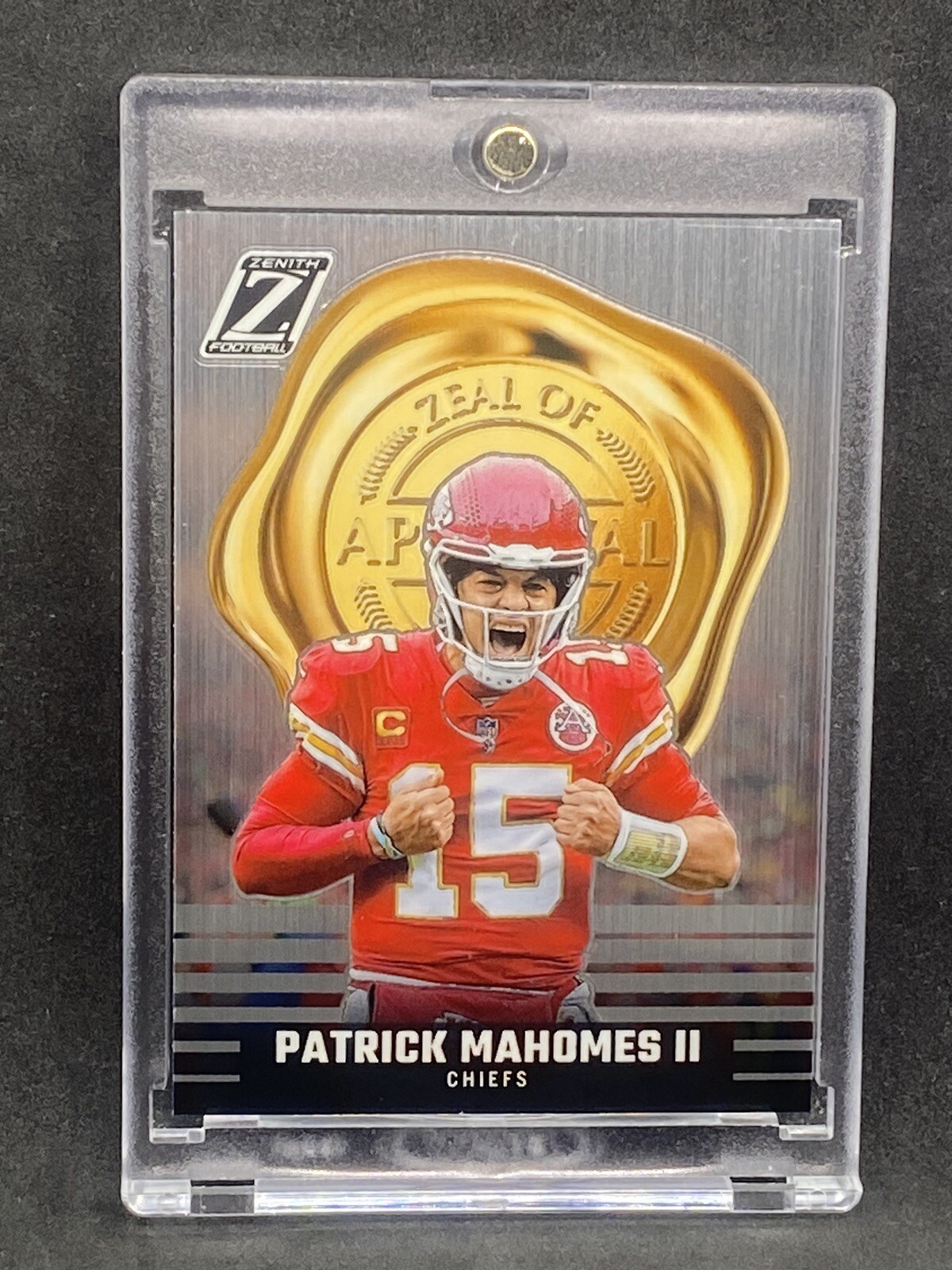 PATRICK MAHOMES RARE GOLD TITANIUM INVESTMENT CARD PANINI  CHIEFS MVP MINT