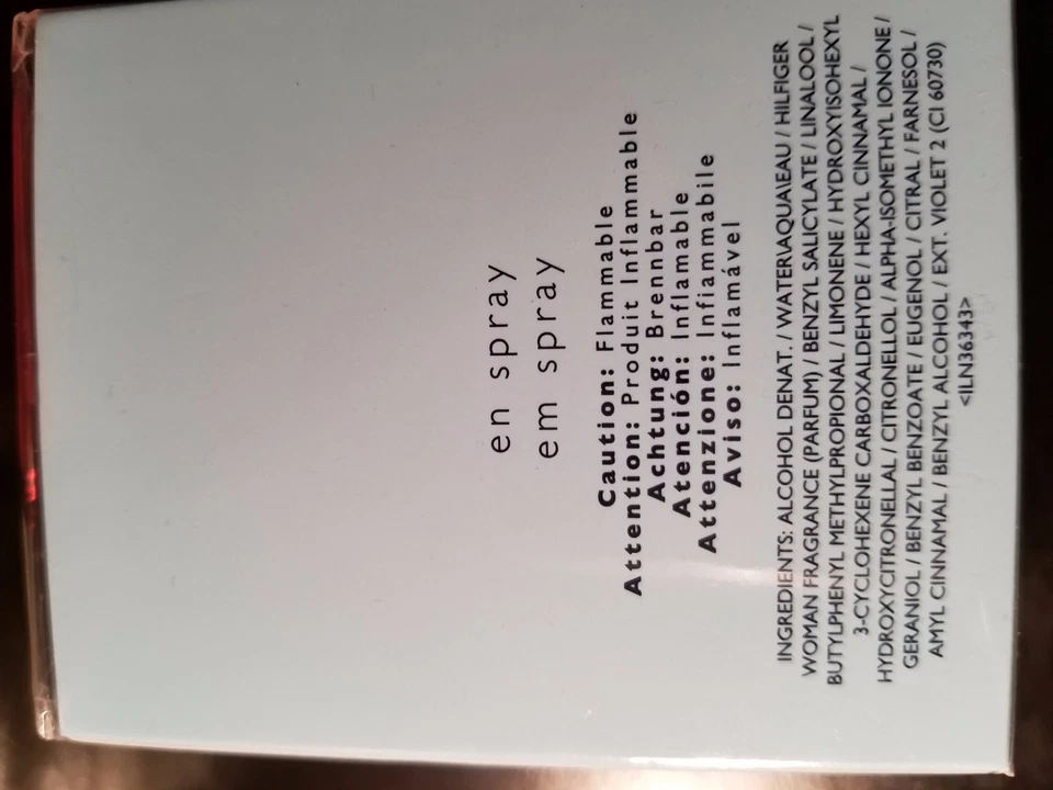 Hilfiger Mujer Eau de Parfum EDP Spray 3.4 OZ 100 ml Mujeres ** RARO EN CAJA SELLADA Foto 4 de 4