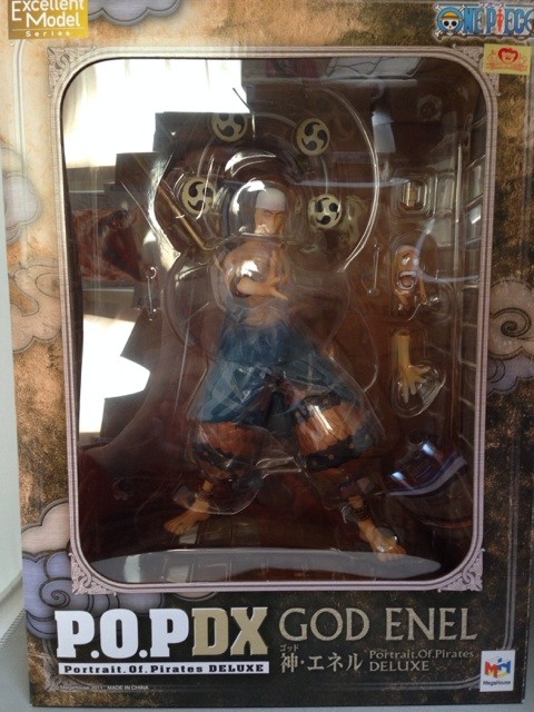 MegaHouse - ONE PIECE P.O.P DX ★GOD ENEL★ One Piece God Enel P.O.P DX Figure Excellent Model MegaHouse