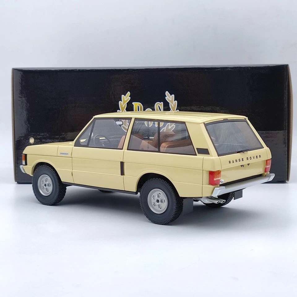 BOS 1:18 LAND ROVER RANGE ROVER 1970 Suffix A beige BOS166 Resin Model Limited - Image 3 of 4
