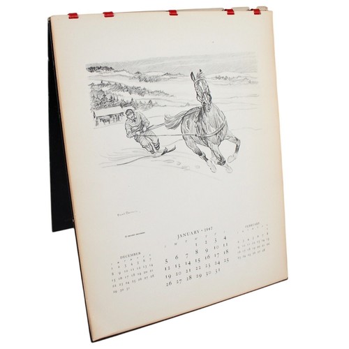 BROOKS BROTHERS RARE PAUL BROWN SIGNED 1947 SPORTING LIFE FISHING FOX HUNTING - Picture 2 of 10