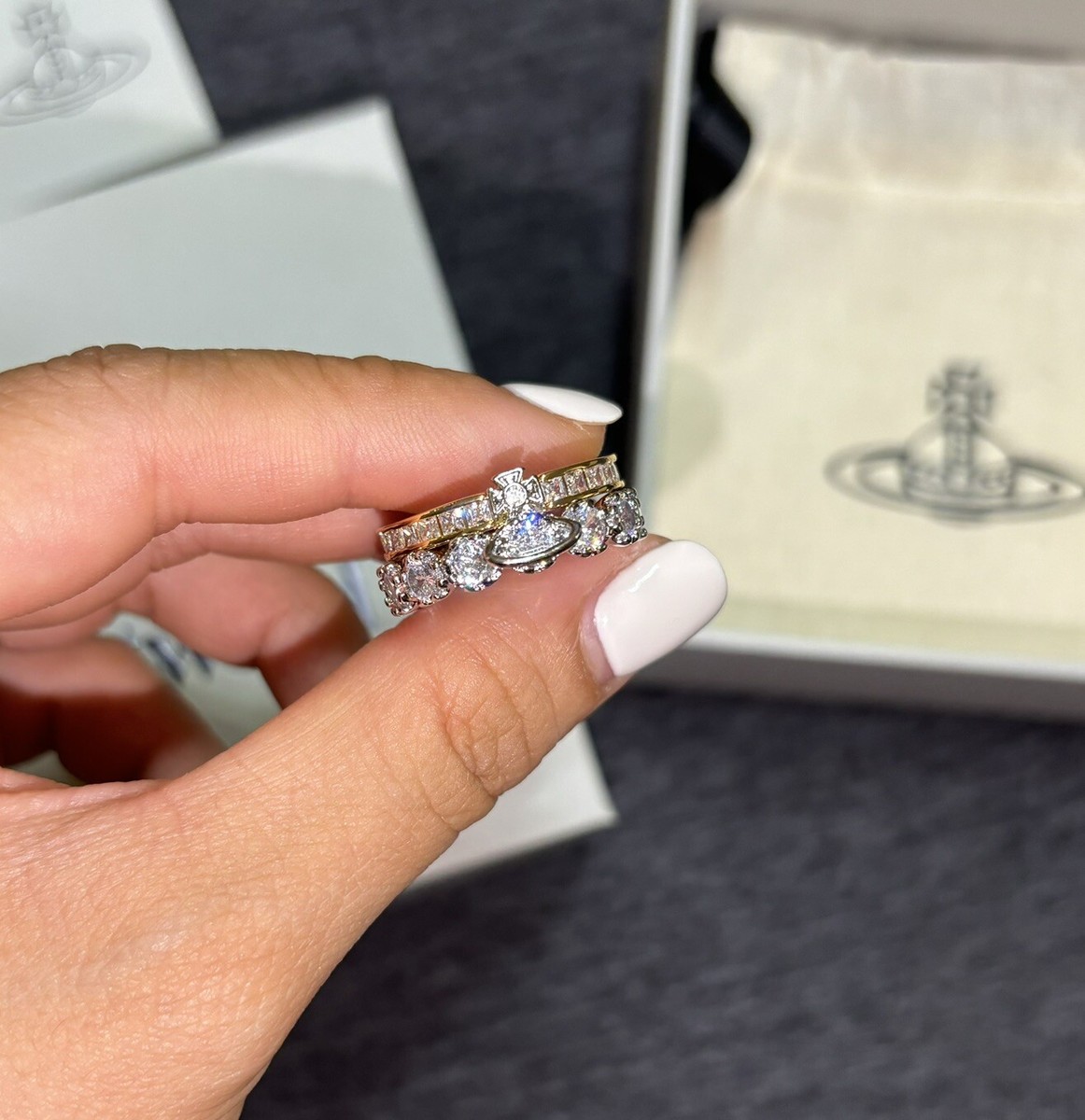 Vivienne Westwood Mayfair Triple Ring | eBay