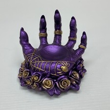 Paw Devil Realidad Esfera Resina Soporte Base Cristal Natural Bola Mano C1