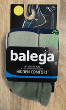 New Balega Hidden Comfort No Show Green Socks Small S Athletic Running