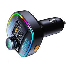 Bluetooth5.0 Wireless Car FM Transmitter MP3 AUX Receiver Adapter 2USB Charger