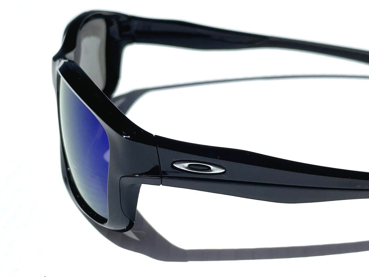 NEW Oakley CHAINLINK Black Ink POLARIZED Galaxy Blue Lens Sunglass