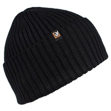 Wool Rib Knit Beanie Hat - Super Soft Merino Wool - Made in the USA