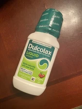 Dulcolax Saline Laxative Liquid, Fast & Gentle Constipation Relief 1200 mg, 12 f