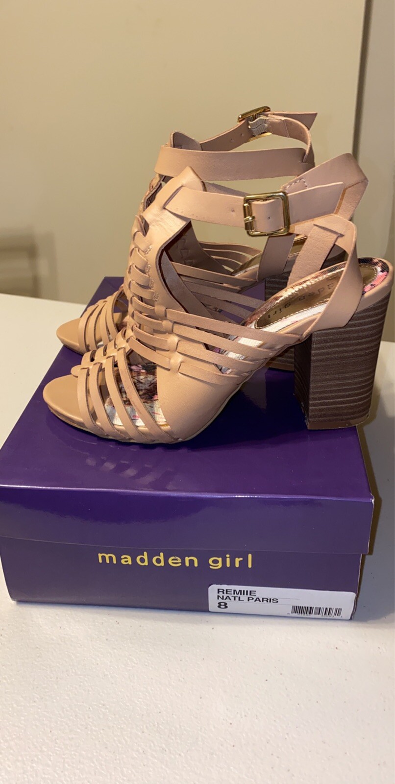 steve madden nude sandals