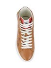 100% AUTHENTIC NEW MEN MCM COGNAC LOGO SIDE ZIP HIGH TOP SNEAKERS EU 45/US 12 — photo 3