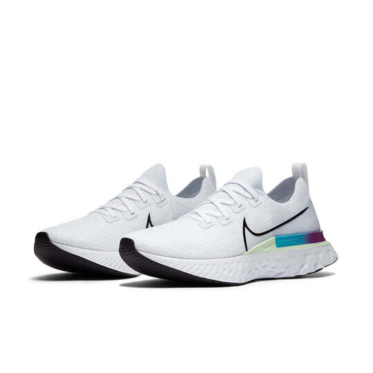 Nike React Infinity Run Flyknit White Vapor Green Running Shoes CD4371-102