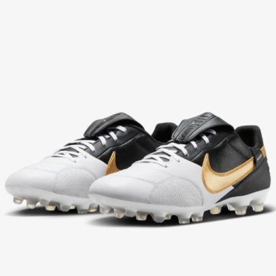 NIKE プレミア3 fg Nike Premier 3 FG Firm Ground Soccer Shoes 'Black/Gold' (AT5889