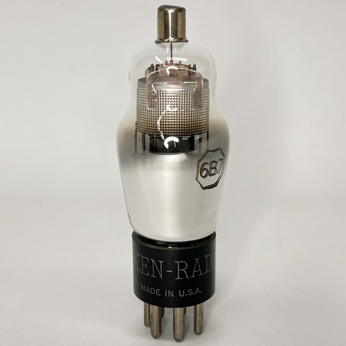 (1) Tested Ken-Rad 6B7 VT-68 Tube Date Code V2 Ken Rad Pentode Vacuum Tube (a)