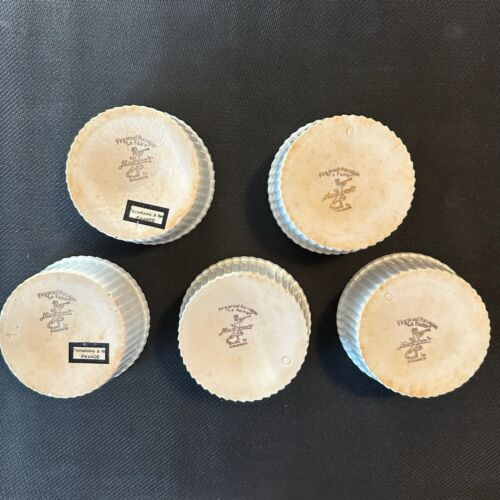 Le Faune Fireproof By Louis Lourioux Porcelain Bird Design Ramekins Set Of 5 - Picture 2 of 7