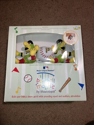 Mascotopia Pittsburgh Pirates Nursery Crib Mobile Take Me Out To The Ballgame - Picture 2 of 8