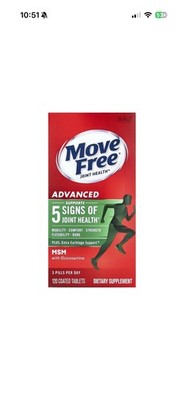 (3) Move Free Advanced MSM Extra Cartilage Support 360ct - Exp 03/2028