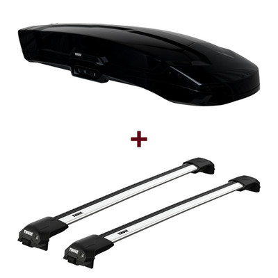 Dachbox Thule Vector M + Dachträger Thule für Skoda Kodiaq SUV I Typ NS7 neu
