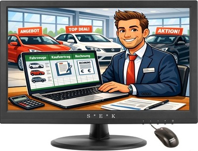 Autohaussoftware mit Rechnungen und Kaufvertrag   KFZ Handel Fahrzeugverwaltung