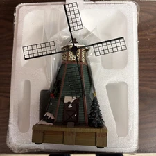 Hawthorne Village Thomas Kinkade TRACKSIDE WINDMILL Train Accessory