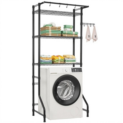#ad #ad VEVOR Over The Washer and Dryer Storage Shelf 3 Tier Laundry Room Drying Rac... $83.55