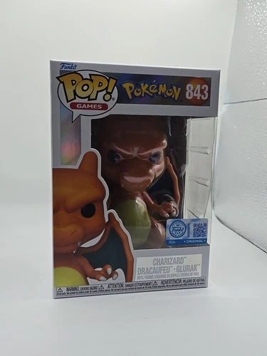 Pokemon CHARIZARD #843 PEARLESCENT Pokemon Center EXCLUSIVE Funko POP! Games