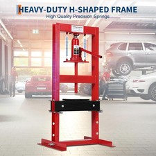 Garage Workshop 6 Ton Hydraulic Shop Press W Moveable Table Return Springs