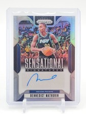 BENNEDICT MATHURIN 2024-25 PRIZM SENSATIONAL SILVER AUTO #SS-BMP Q5194