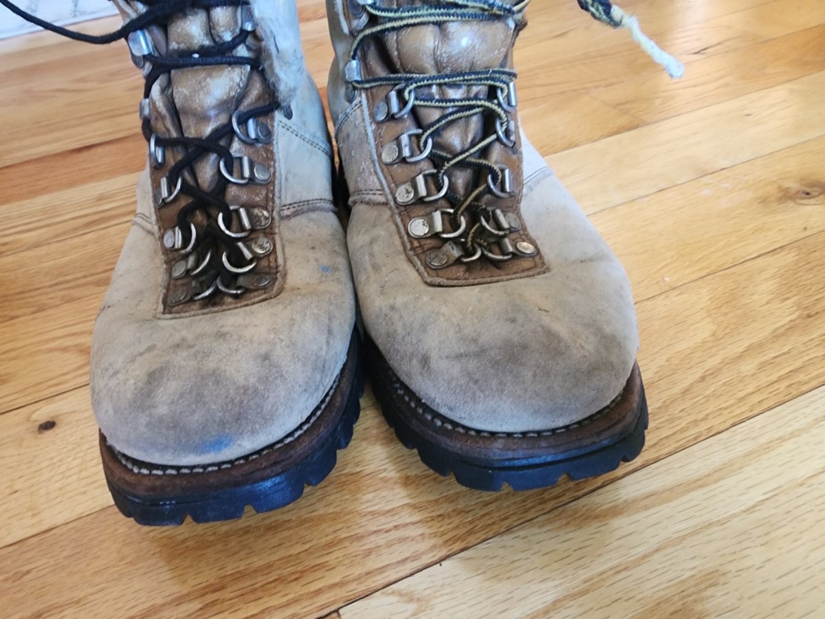 Chippewa Mens 8.5 C Kush N Kollar Tan‎ Leather Work Insulated Logger USA VTG Chippewa Men main image 4