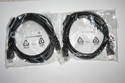 2 x Hotron - HDMI-Kabel Part No: E000304 Rev. C mit Ferritkern Highspeed 1,8 m