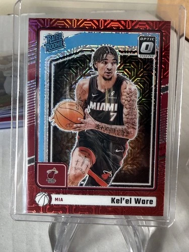 2024-25 Panini Donruss Optic Rated Rookie Kel'el Ware Choice Red Prizm /88 (RC)