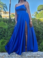 B Darlin blue ballgown 11/12 fots medium/large