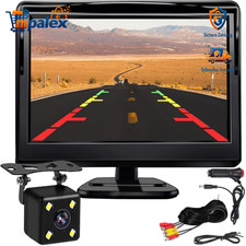 5 Zoll Auto Rückfahrmonitor mit Nachtsicht LED 4K HD Kamera für PKW SUV