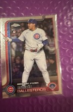 2025 Topps Chrome Update Series - Rookie Debut Moises Ballesteros #USC7 (RC)