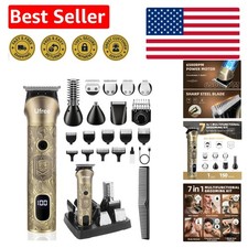 Professional All-in-One Beard Body Grooming Kit with Precise Trimming Heads
