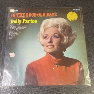 Dolly Parton In The Good Old Days When Times Were Bad 1969 LP G / VG Shrink