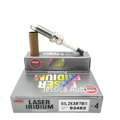 #ad Set of 4 Genuine NGK 93482 Laser Iridium Spark Plug SILZKAR7B11 $39.99
