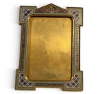 BRONZE PHOTO FRAME WITH PARTITIONED ENAMELS - SIGNED ALPHONSE GIROUX 19th 19th