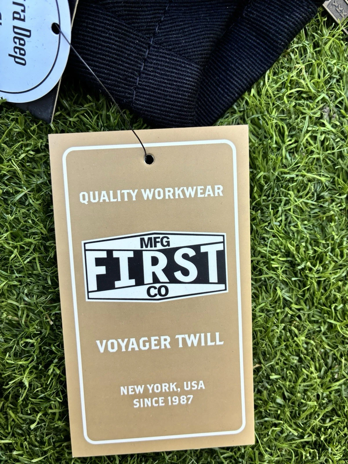 FIRST MFG CO Voyager Twill Black Full Zip Jacket w/ Pockets Mens L - product detail image 3