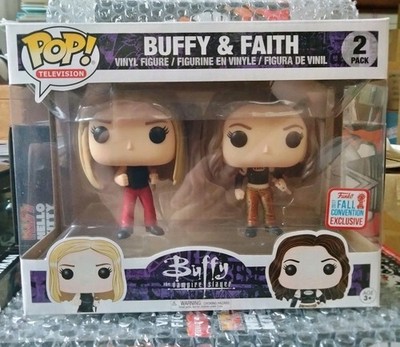 Funko POP BUFFY & FAITH (2-Pack) NYCC Excellent NM 