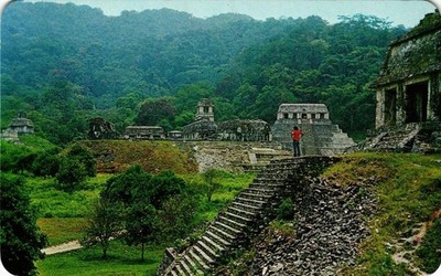CPM Vista PALENQUE desde el Templo del Conde Mexiko (648621)