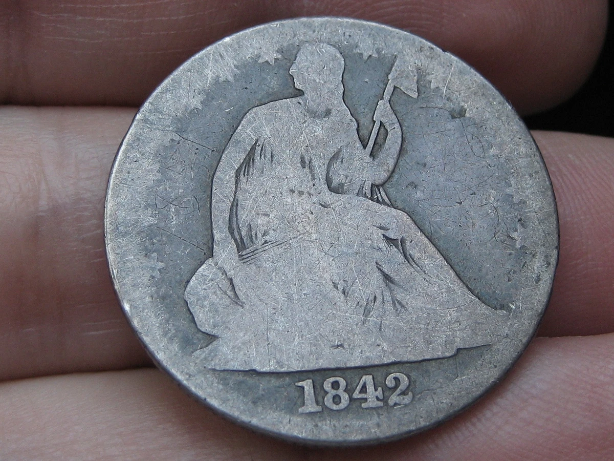 1842 Year Seated Liberty US Half Dollars (1839-1891) for sale | eBay