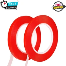 2 Rolls ( 2mm/3mm x 25m ) Double Sided Phone Repair Adhesive Tape, Heat Resis...