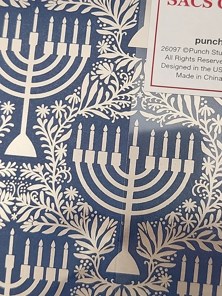 Lote de 13 bolsas de regalo Hanukkah Punch Studios Foto 2 de 4